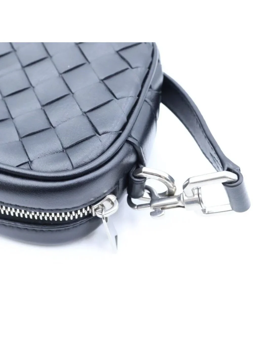 Bottega Veneta Intrecciato Camera Bag Black Leather